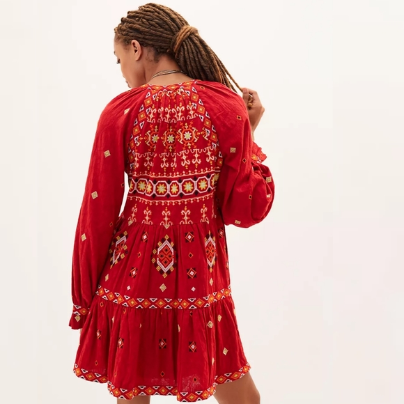 Anthropologie BNWOT Embroidered Tunic dress - Picture 2 of 14